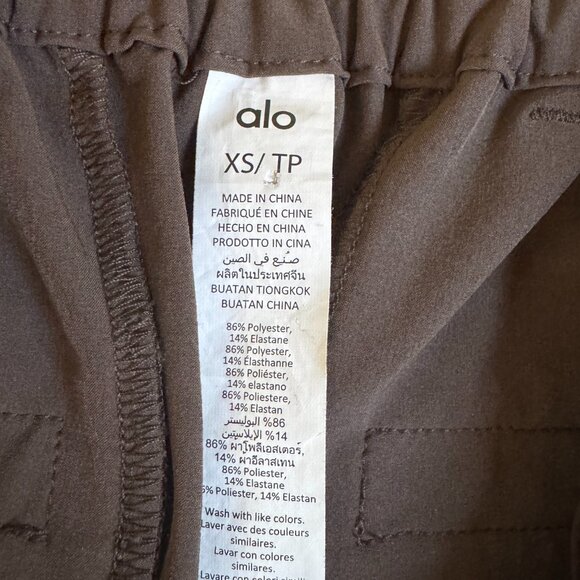 Alo High-Waist Pursuit Trouser-Olive Tree - Picture 10 of 10